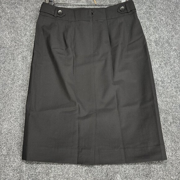 Classiques Entier Skirt Womens 8 Back Wool Stretch Pencil Lined Back Zip Vent - Picture 5 of 6